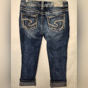 Women's Silver Company Capris